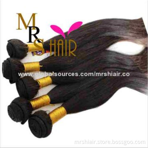 24-inch 6A Grade No Shedding No Tangle Malaysian Virgin Hair Weave